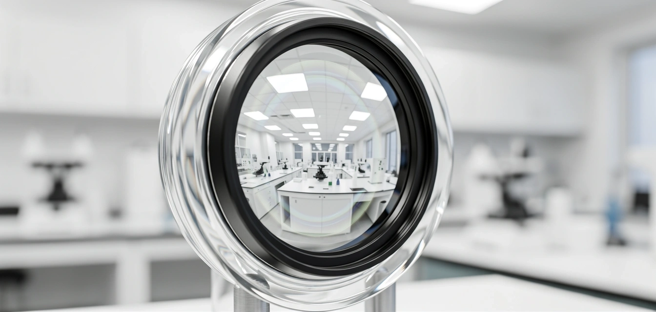 Precision Optics representing data clarity