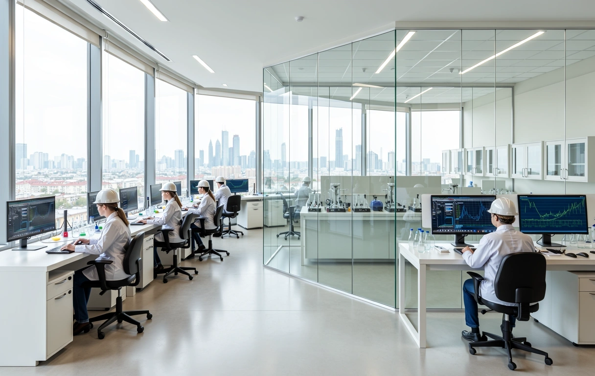 Silk Metric Labs data center environment in Almaty